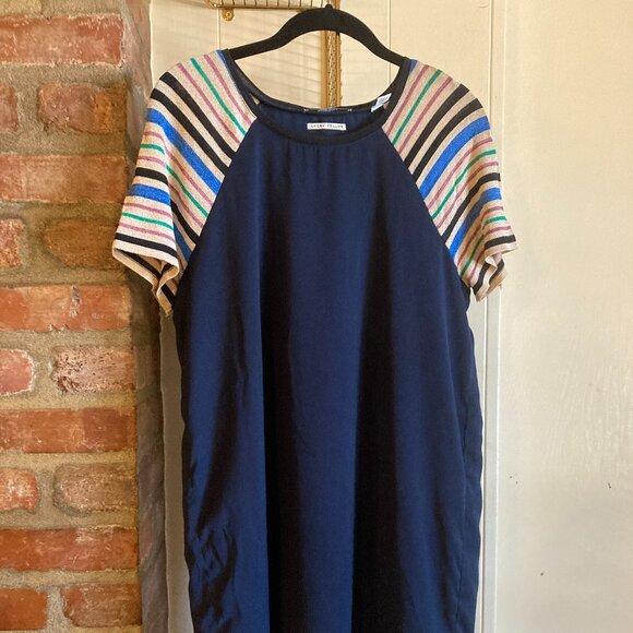 Scotch and Soda Navy TShirt Dress (Small) - Picture 1 of 2
